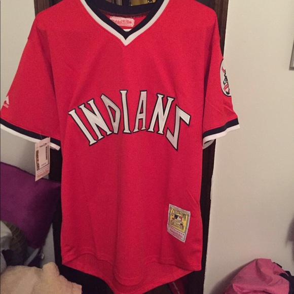 Authentic Cleveland Indians Mitchell - Picture 1 of 3